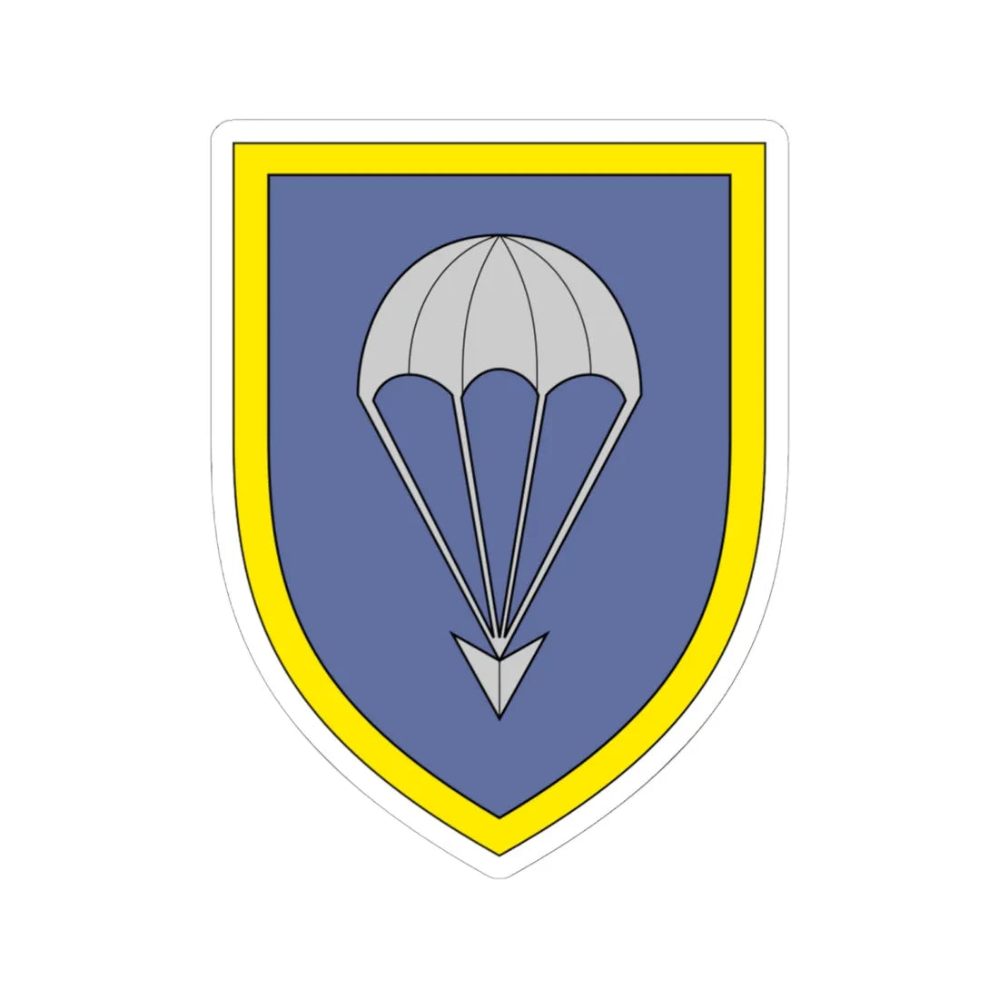 Luftlandebrigade 27 Bundeswehr (Germany) (Coat of Arms) STICKER Vinyl Kiss-Cut Decal 6 Inch White - The Sticker Space