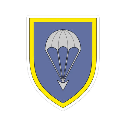 Luftlandebrigade 27 Bundeswehr (Germany) (Coat of Arms) STICKER Vinyl Kiss-Cut Decal 6 Inch White - The Sticker Space