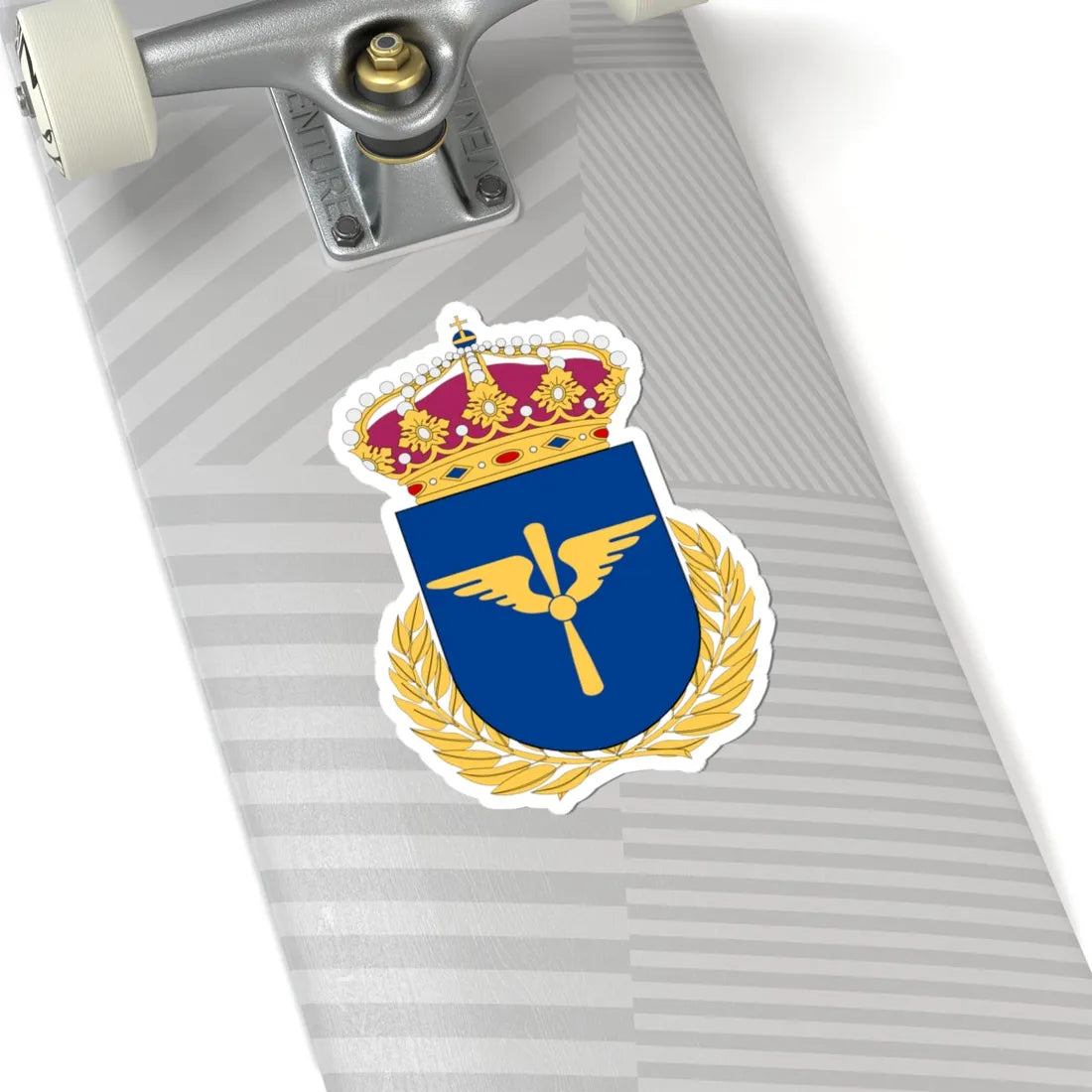 Luftstridsskolan vapen (Sweden) (Coat of Arms) STICKER Vinyl Kiss-Cut Decal - The Sticker Space