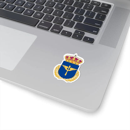 Luftstridsskolan vapen (Sweden) (Coat of Arms) STICKER Vinyl Kiss-Cut Decal - The Sticker Space