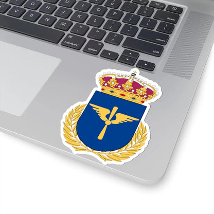 Luftstridsskolan vapen (Sweden) (Coat of Arms) STICKER Vinyl Kiss-Cut Decal - The Sticker Space