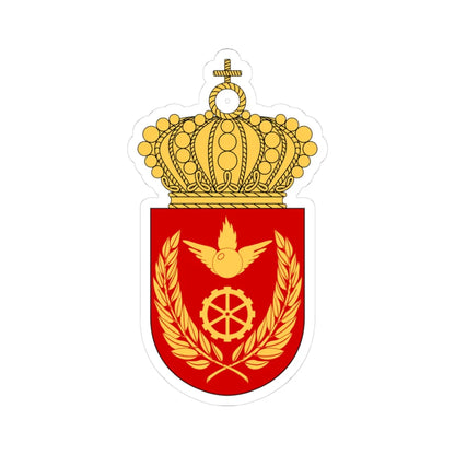 Luftvärnets officershögskola och tekniska skola vapen 1982 (Sweden) (Coat of Arms) STICKER Vinyl Kiss-Cut Decal 3 Inch White - The Sticker Space