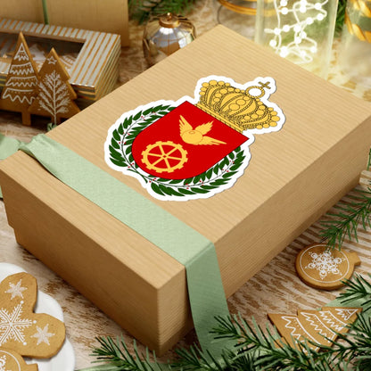 Luftvärnets officershögskola och tekniska skola vapen (Sweden) (Coat of Arms) STICKER Vinyl Kiss-Cut Decal - The Sticker Space