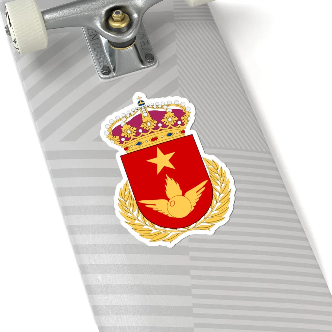 Luftvärnets stridsskola vapen (Sweden) (Coat of Arms) STICKER Vinyl Kiss-Cut Decal - The Sticker Space