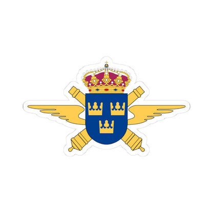 Luftvärnsregementet vapen (Sweden) (Coat of Arms) STICKER Vinyl Kiss-Cut Decal 3 Inch White - The Sticker Space