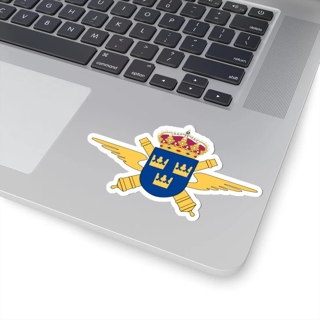 Luftvärnsregementet vapen (Sweden) (Coat of Arms) STICKER Vinyl Kiss-Cut Decal - The Sticker Space
