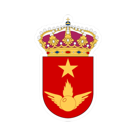 Luftvärnsskjutskolan vapen (Sweden) (Coat of Arms) STICKER Vinyl Kiss-Cut Decal 2 Inch White - The Sticker Space