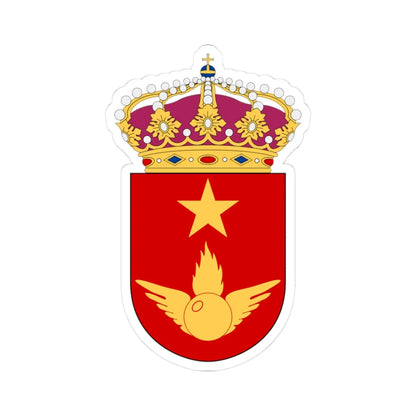 Luftvärnsskjutskolan vapen (Sweden) (Coat of Arms) STICKER Vinyl Kiss-Cut Decal 3 Inch White - The Sticker Space
