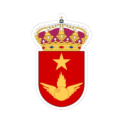 Luftvärnsskjutskolan vapen (Sweden) (Coat of Arms) STICKER Vinyl Kiss-Cut Decal 6 Inch White - The Sticker Space