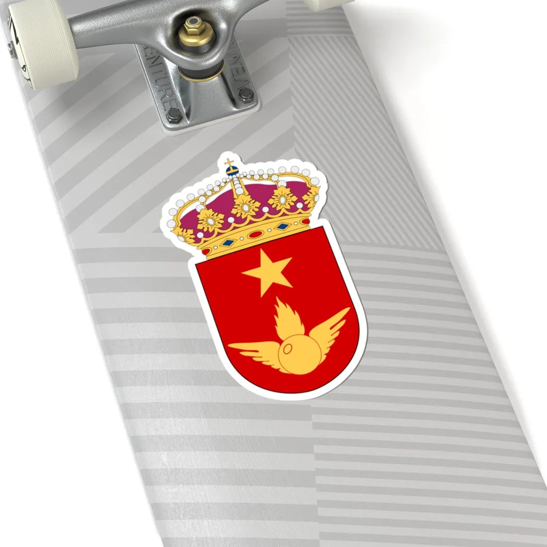 Luftvärnsskjutskolan vapen (Sweden) (Coat of Arms) STICKER Vinyl Kiss-Cut Decal - The Sticker Space