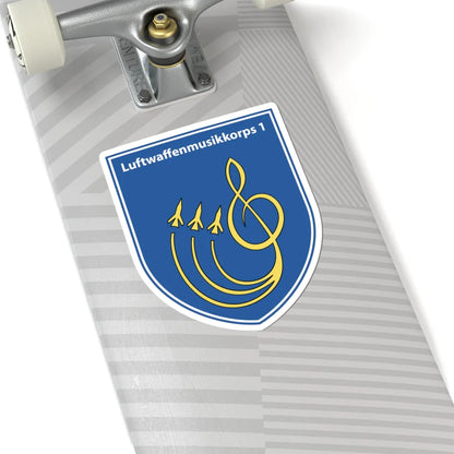 Luftwaffenmusikkorps 1 (Germany) (Coat of Arms) STICKER Vinyl Kiss-Cut Decal - The Sticker Space