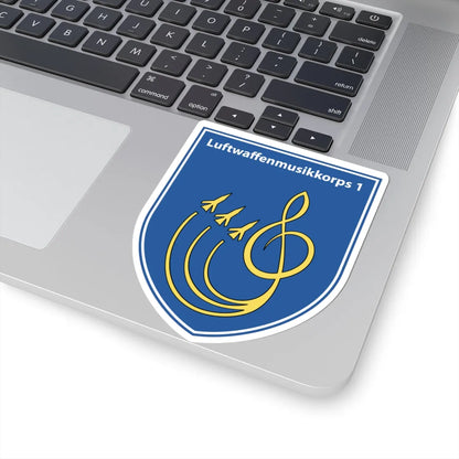 Luftwaffenmusikkorps 1 (Germany) (Coat of Arms) STICKER Vinyl Kiss-Cut Decal - The Sticker Space
