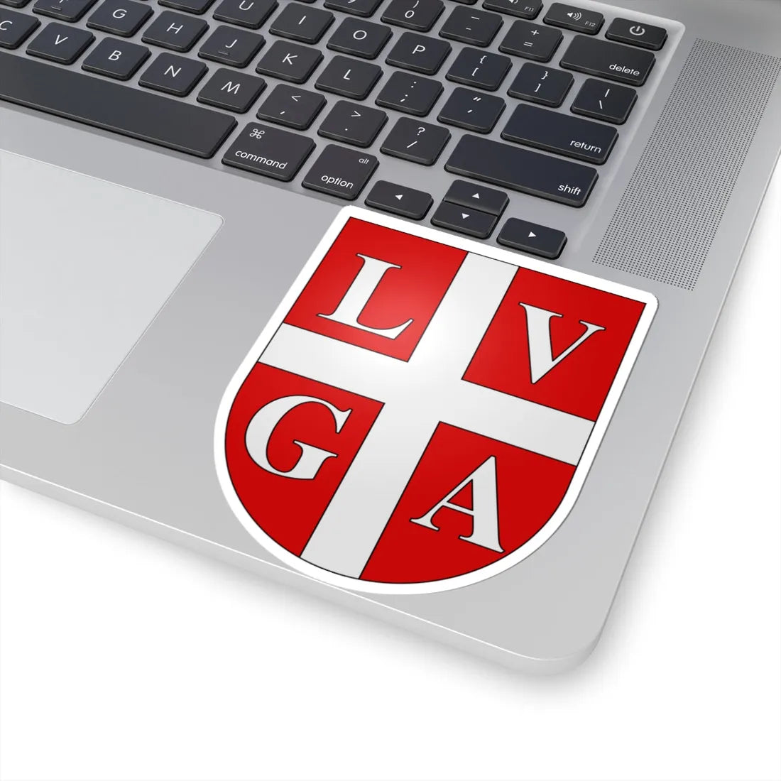 Lugano-coat of arms (Switzerland) (Coat of Arms) STICKER Vinyl Kiss-Cut Decal - The Sticker Space