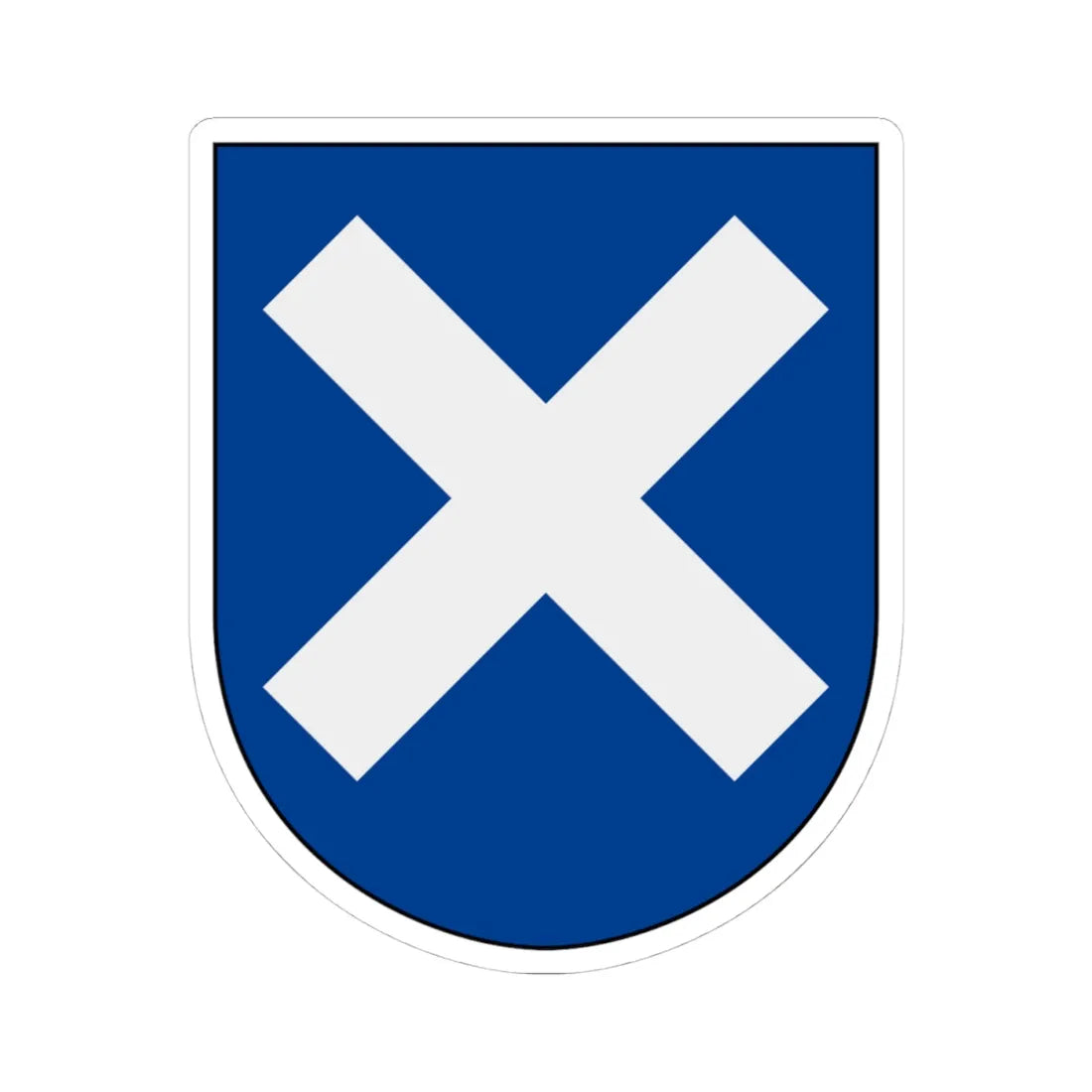 Luggude vapen (Sweden) (Coat of Arms) STICKER Vinyl Kiss-Cut Decal 4 Inch White - The Sticker Space