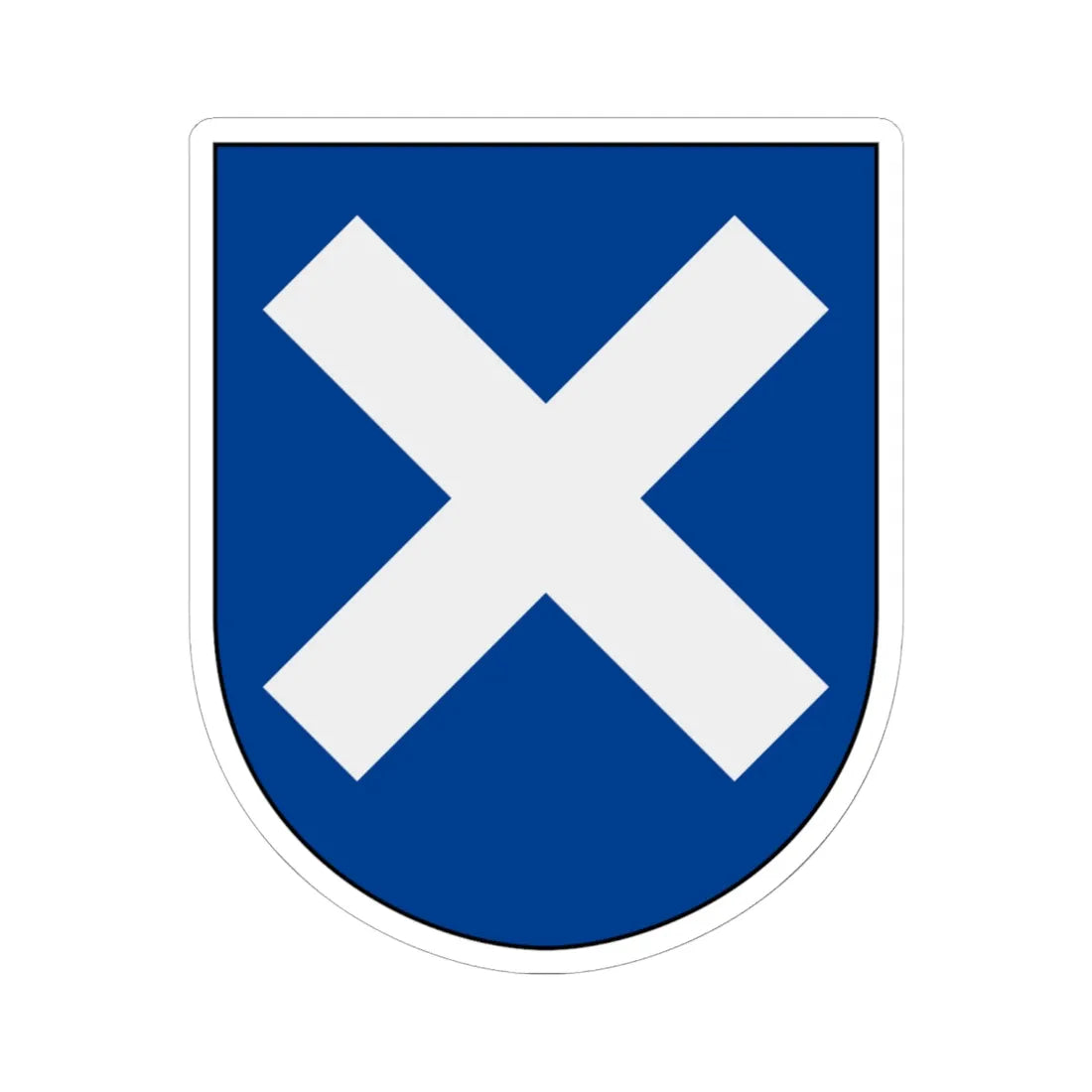 Luggude vapen (Sweden) (Coat of Arms) STICKER Vinyl Kiss-Cut Decal 6 Inch White - The Sticker Space