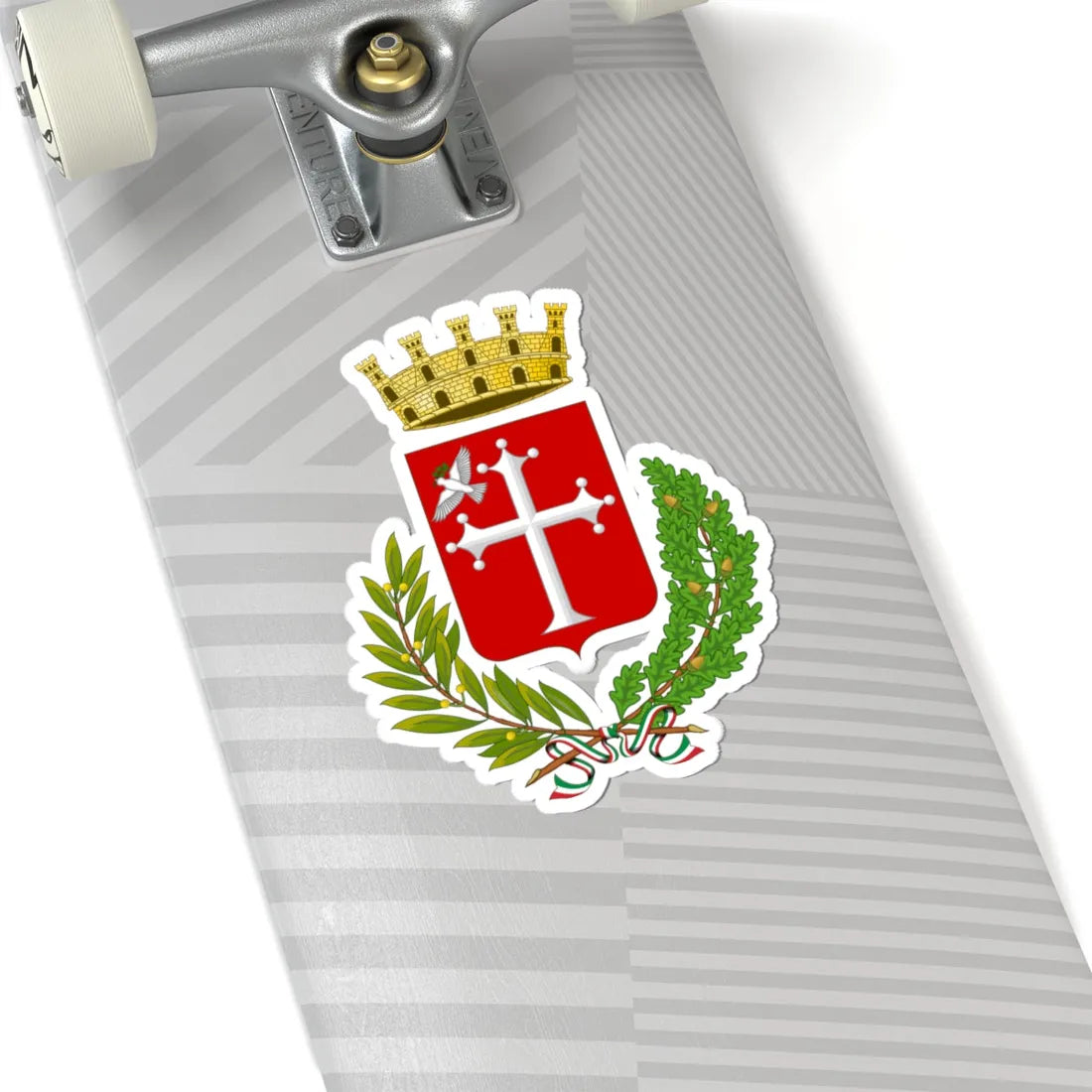 Lugo Italia-Stemma (Italy) (Coat of Arms) STICKER Vinyl Kiss-Cut Decal - The Sticker Space