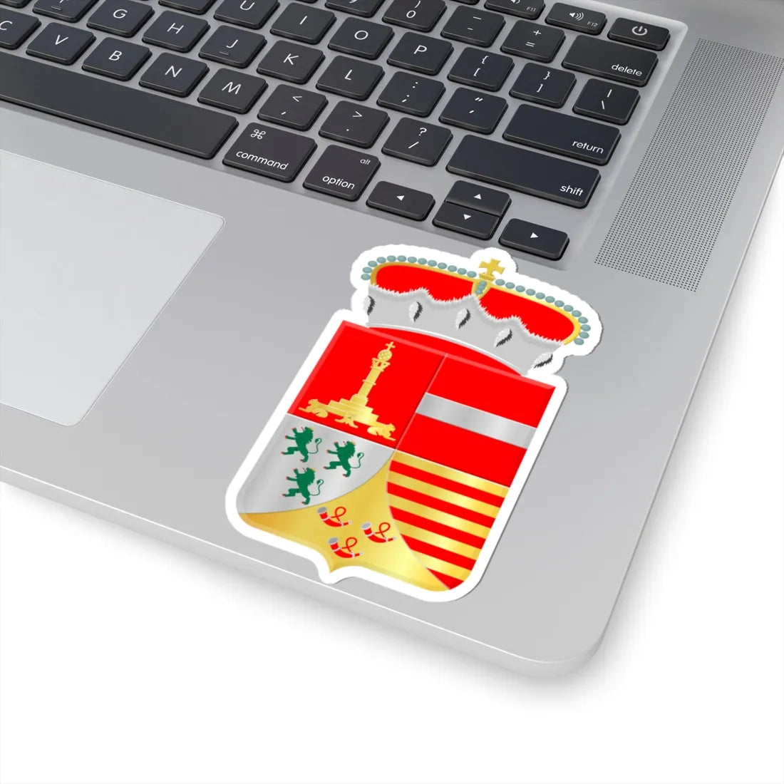 Luik provinciewapen 1820 HRvA (Belgium) (Coat of Arms) STICKER Vinyl Kiss-Cut Decal - The Sticker Space