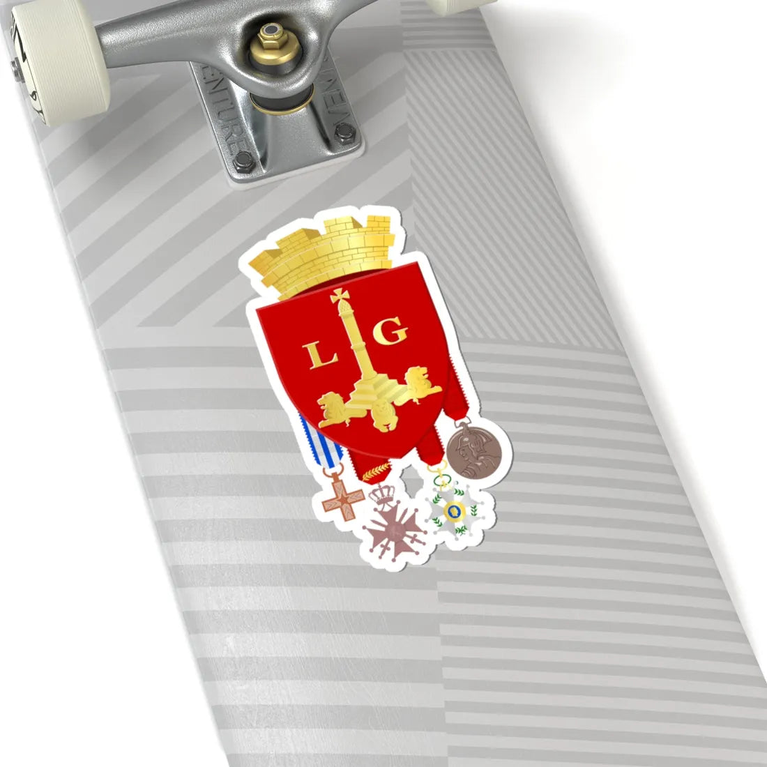 Luik stadswapen (Belgium) (Coat of Arms) STICKER Vinyl Kiss-Cut Decal - The Sticker Space