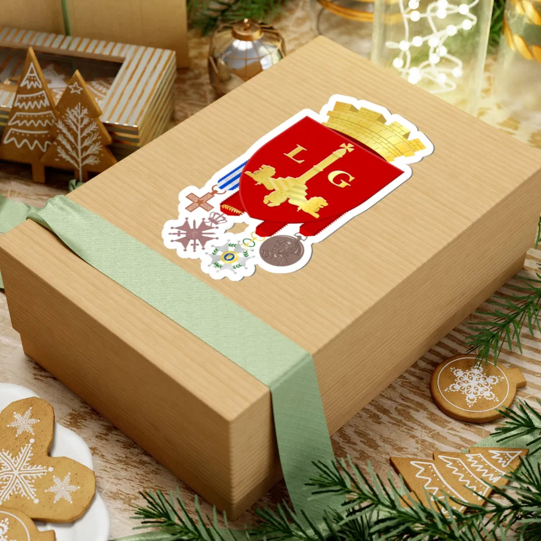 Luik stadswapen (Belgium) (Coat of Arms) STICKER Vinyl Kiss-Cut Decal - The Sticker Space