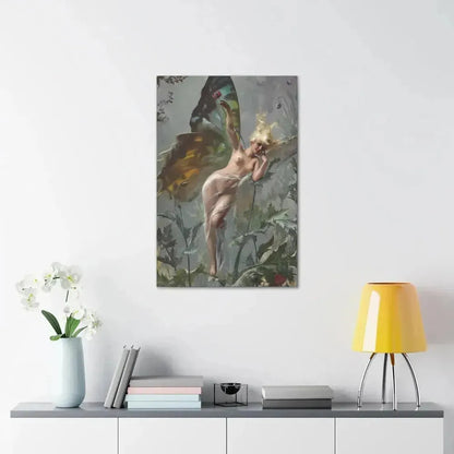 Luis Ricardo Falero (1851-1896) The poppy fairy 1888 - Canvas Wall Art - The Sticker Space