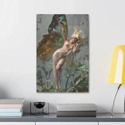 Luis Ricardo Falero (1851-1896) The poppy fairy 1888 - Canvas Wall Art - The Sticker Space