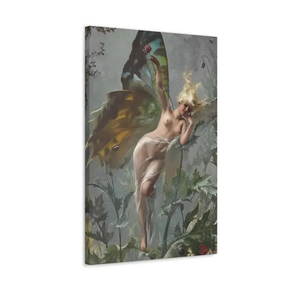 Luis Ricardo Falero (1851-1896) The poppy fairy 1888 - Canvas Wall Art - The Sticker Space