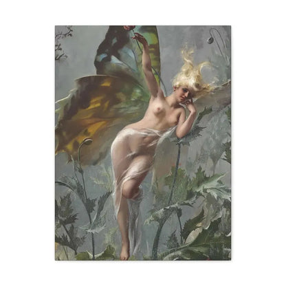 Luis Ricardo Falero (1851-1896) The poppy fairy 1888 - Canvas Wall Art - The Sticker Space