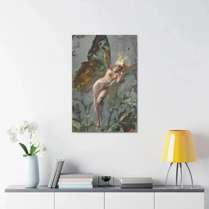 Luis Ricardo Falero (1851-1896) The poppy fairy 1888 - Canvas Wall Art - The Sticker Space