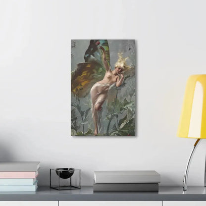 Luis Ricardo Falero (1851-1896) The poppy fairy 1888 - Canvas Wall Art - The Sticker Space