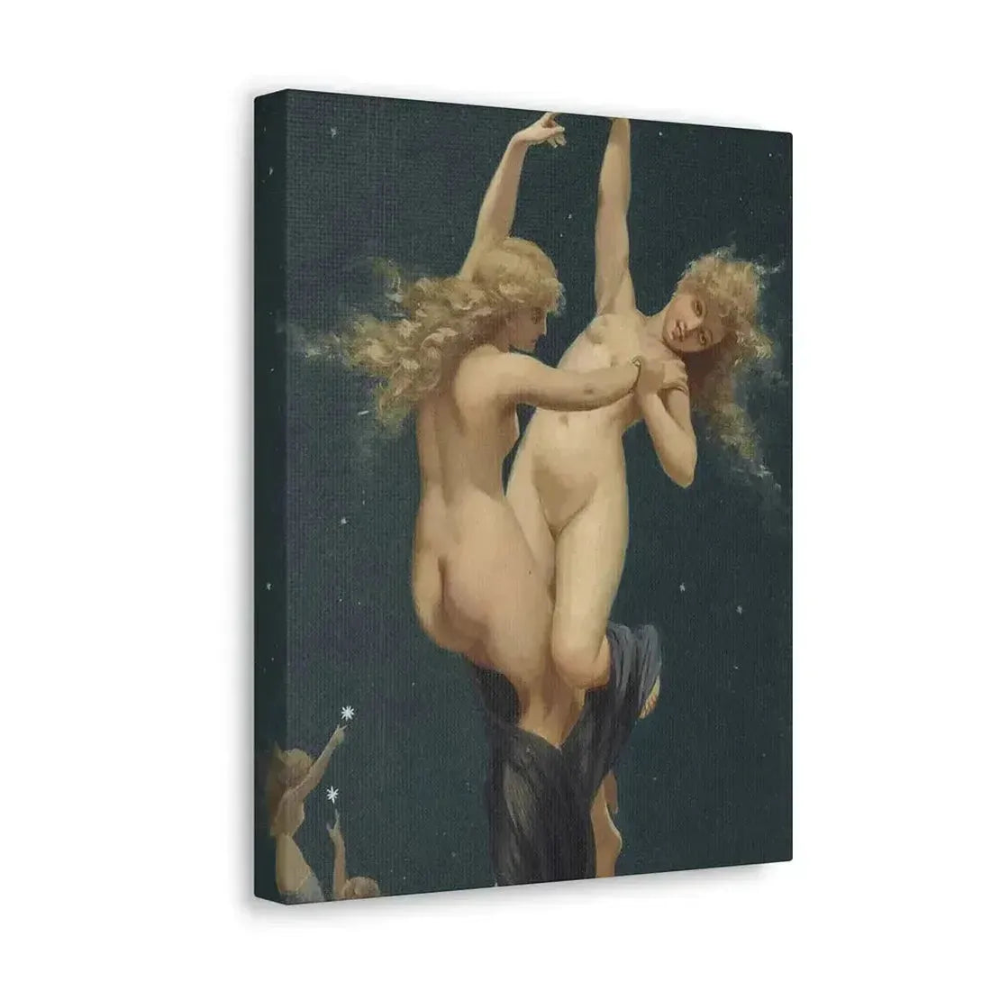 Luis Ricardo Falero (1851-1896) Twin Stars - Canvas Wall Art - The Sticker Space
