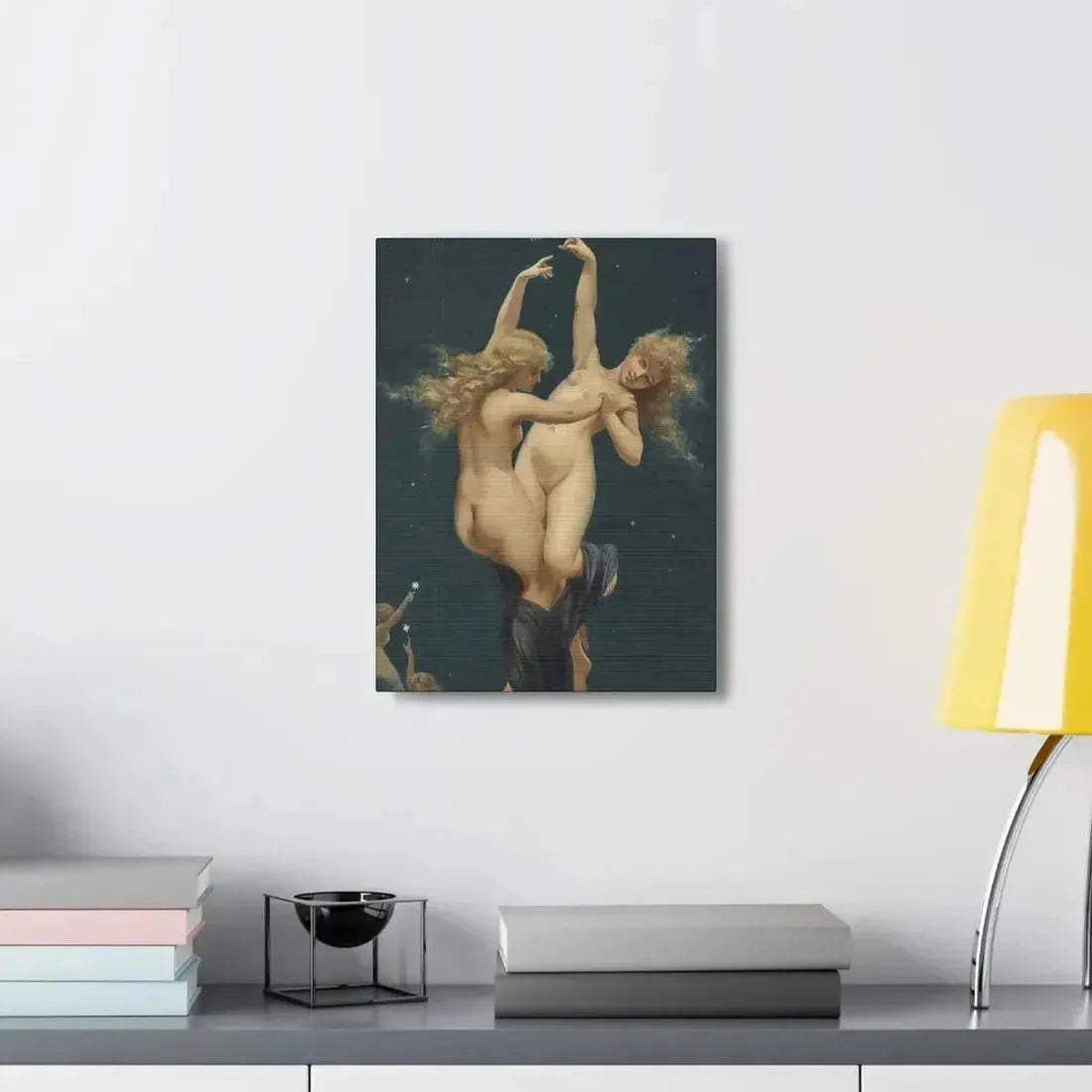 Luis Ricardo Falero (1851-1896) Twin Stars - Canvas Wall Art - The Sticker Space