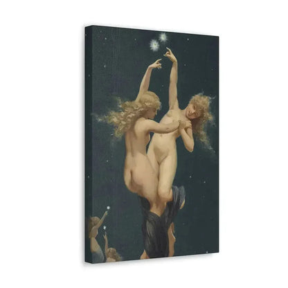 Luis Ricardo Falero (1851-1896) Twin Stars - Canvas Wall Art - The Sticker Space