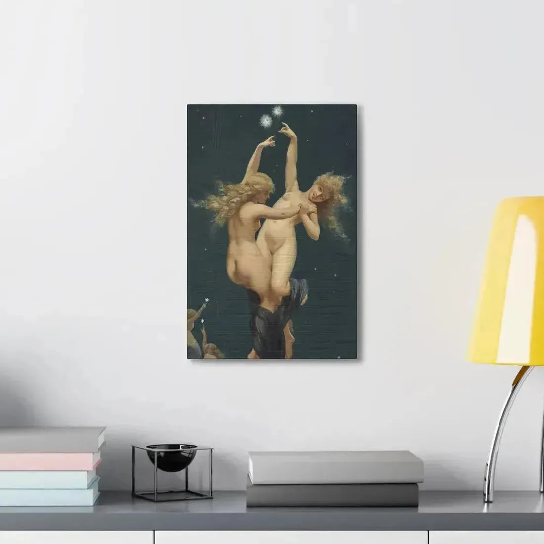 Luis Ricardo Falero (1851-1896) Twin Stars - Canvas Wall Art - The Sticker Space