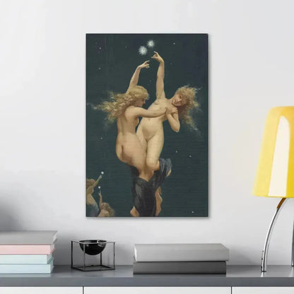 Luis Ricardo Falero (1851-1896) Twin Stars - Canvas Wall Art - The Sticker Space