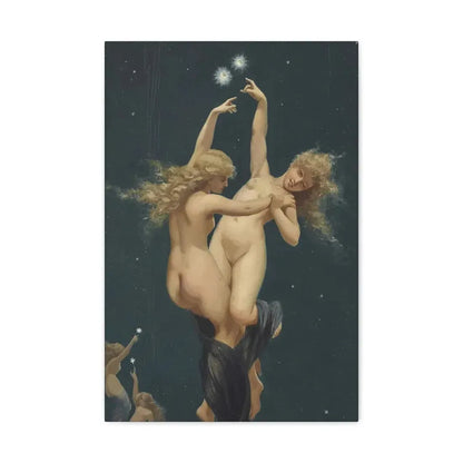 Luis Ricardo Falero (1851-1896) Twin Stars - Canvas Wall Art - The Sticker Space