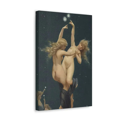 Luis Ricardo Falero (1851-1896) Twin Stars - Canvas Wall Art - The Sticker Space