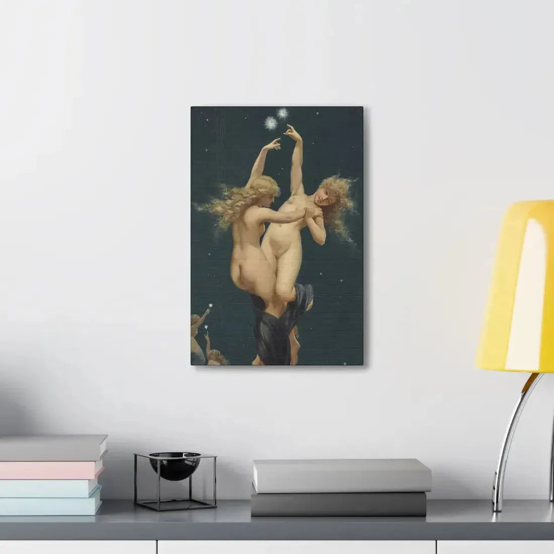Luis Ricardo Falero (1851-1896) Twin Stars - Canvas Wall Art - The Sticker Space