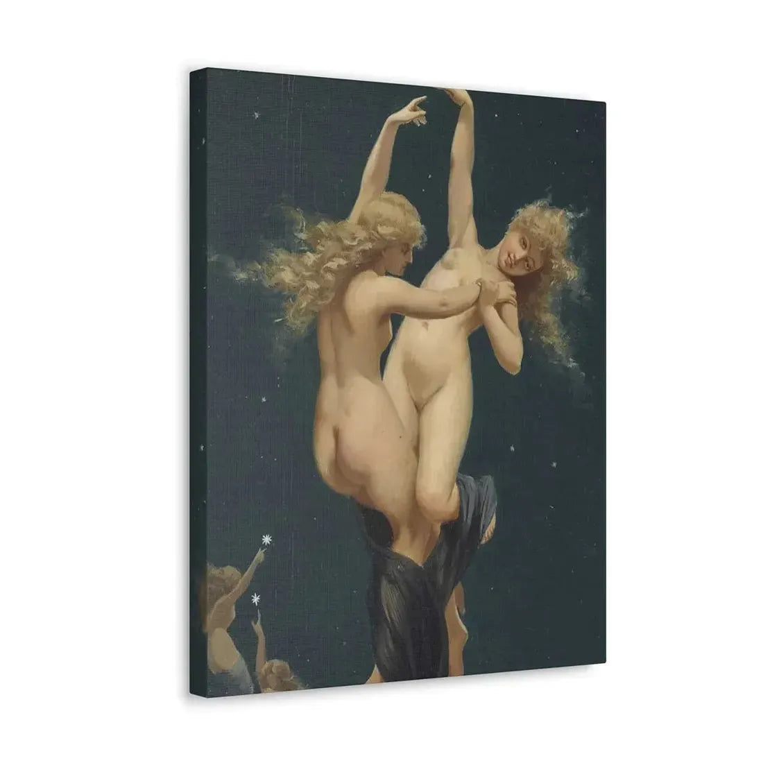 Luis Ricardo Falero (1851-1896) Twin Stars - Canvas Wall Art - The Sticker Space