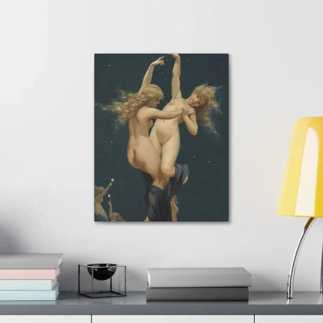 Luis Ricardo Falero (1851-1896) Twin Stars - Canvas Wall Art - The Sticker Space