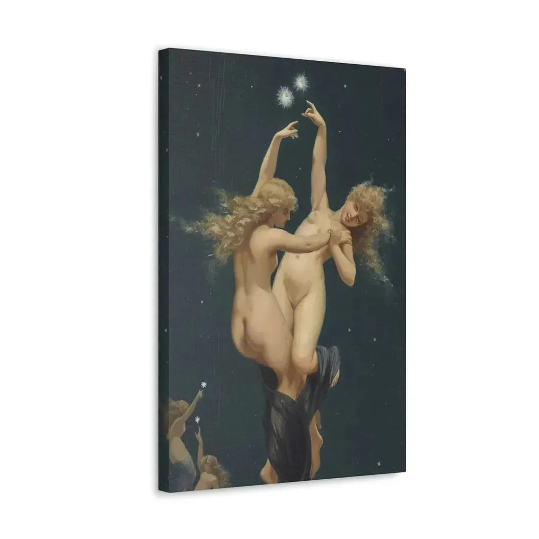 Luis Ricardo Falero (1851-1896) Twin Stars - Canvas Wall Art - The Sticker Space