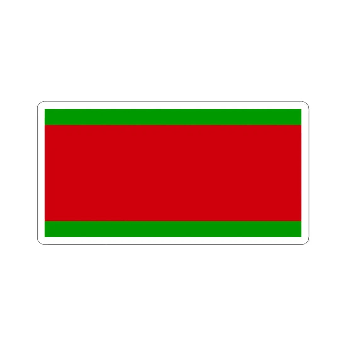 Lukashenko flag idea 1995 (Belarus) STICKER Vinyl Kiss-Cut Decal 6 Inch White - The Sticker Space