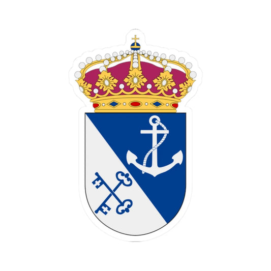 Luleå marina bevakningsområde vapen (Sweden) (Coat of Arms) STICKER Vinyl Kiss-Cut Decal 2 Inch White - The Sticker Space
