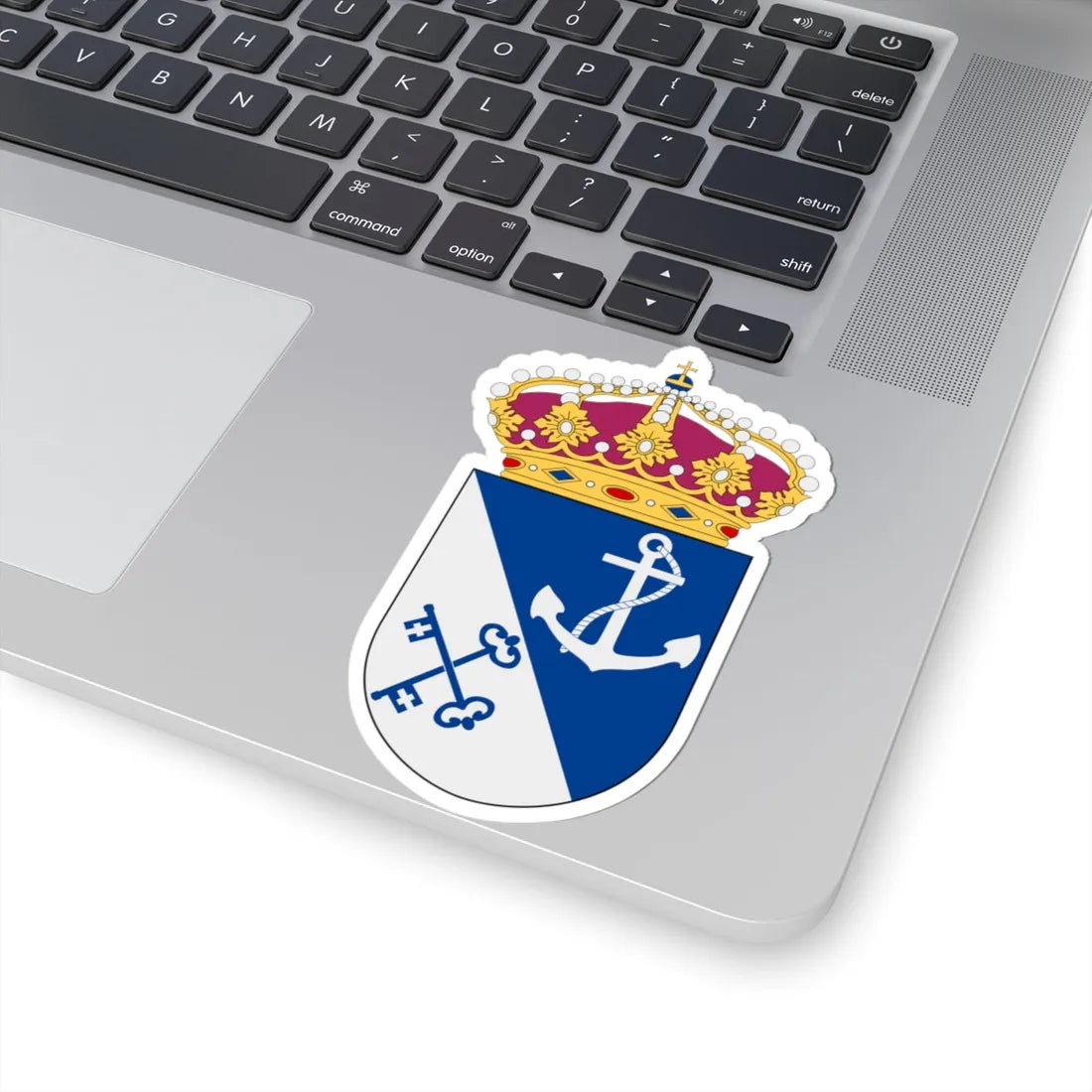 Luleå marina bevakningsområde vapen (Sweden) (Coat of Arms) STICKER Vinyl Kiss-Cut Decal - The Sticker Space