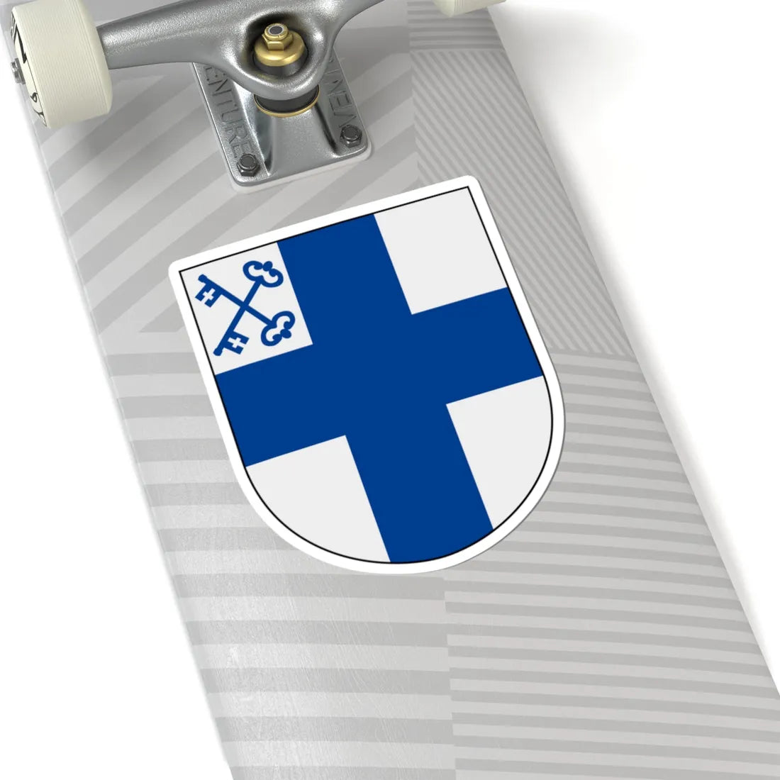 Luleå stift vapen (Sweden) (Coat of Arms) STICKER Vinyl Kiss-Cut Decal - The Sticker Space