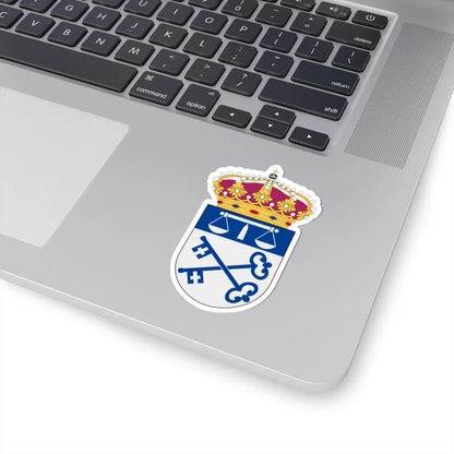Luleå tingsrätt vapen (Sweden) (Coat of Arms) STICKER Vinyl Kiss-Cut Decal - The Sticker Space
