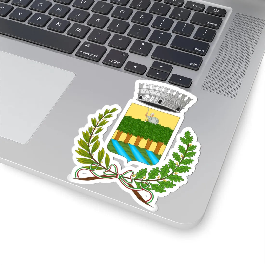 Lumarzo-Stemma (Italy) (Coat of Arms) STICKER Vinyl Kiss-Cut Decal - The Sticker Space