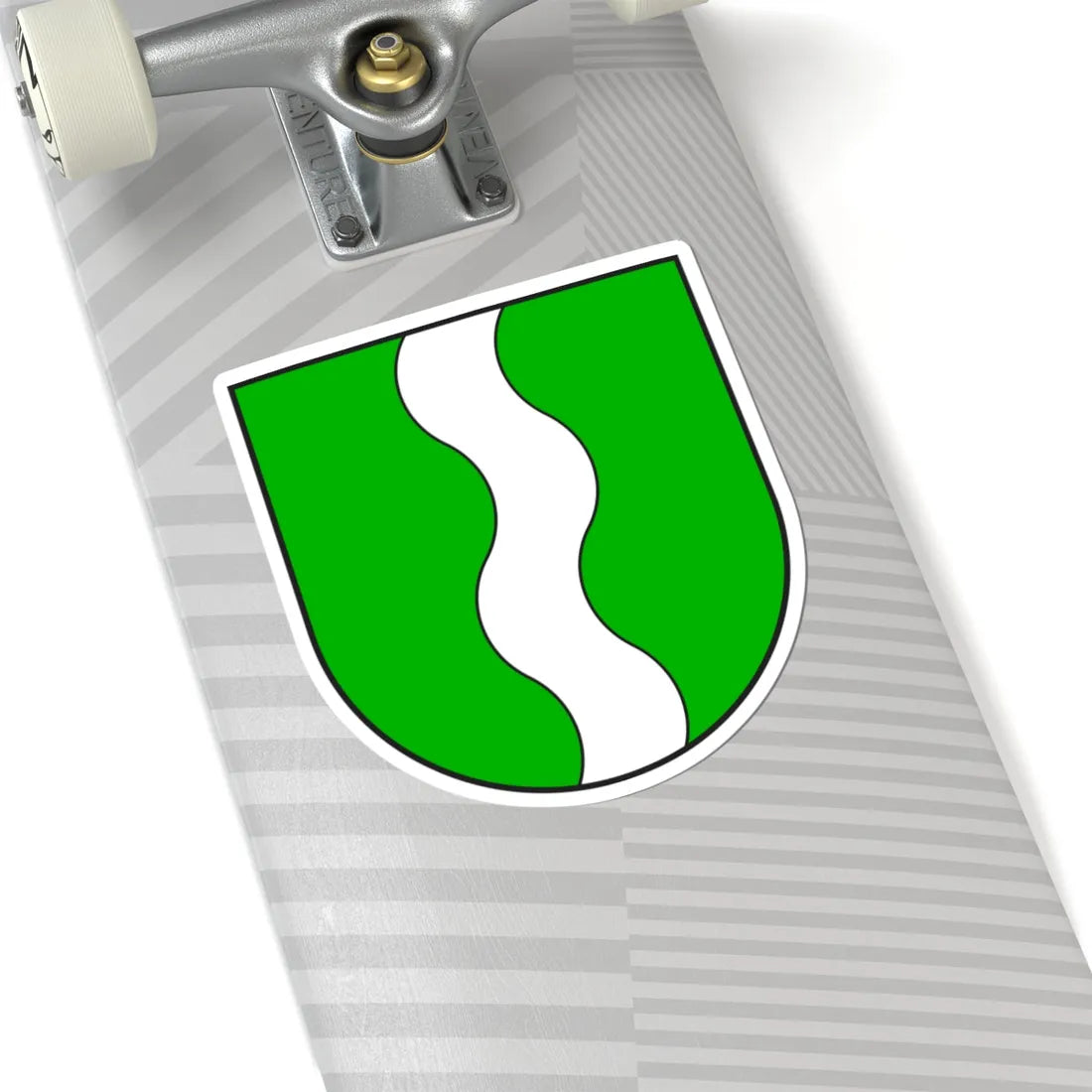 Lumbrein wappen (Switzerland) (Coat of Arms) STICKER Vinyl Kiss-Cut Decal - The Sticker Space