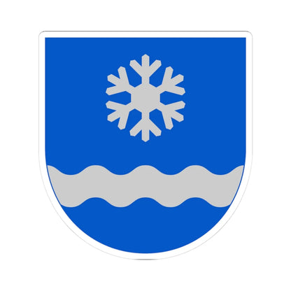 Lumijoki.vaakuna (Finland) (Coat of Arms) STICKER Vinyl Kiss-Cut Decal 3 Inch White - The Sticker Space