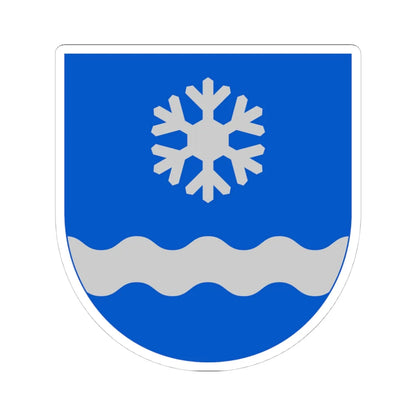 Lumijoki.vaakuna (Finland) (Coat of Arms) STICKER Vinyl Kiss-Cut Decal 4 Inch White - The Sticker Space