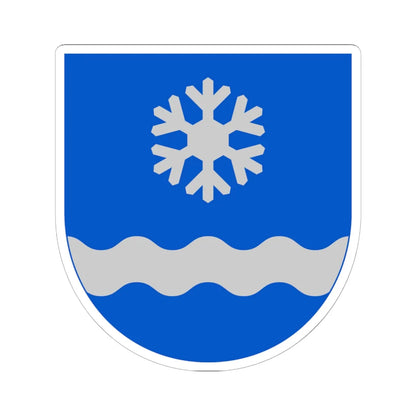 Lumijoki.vaakuna (Finland) (Coat of Arms) STICKER Vinyl Kiss-Cut Decal 6 Inch White - The Sticker Space